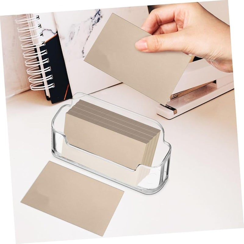 Transparent Acrylic Business Card Holder Display Set Of 4 For Office Conferences Exhibitions - Image 5